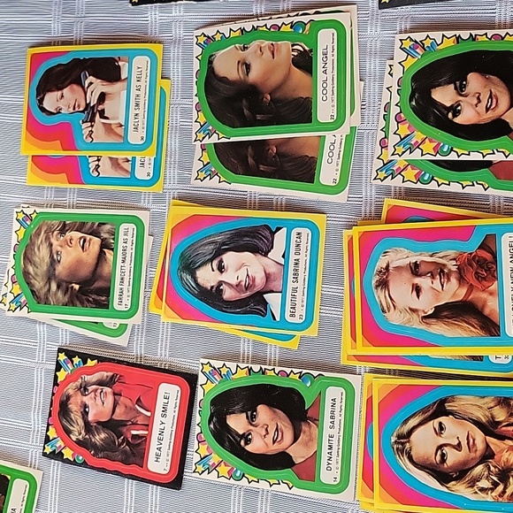 70 Charlie's Angels 1977 Stickers - Picture 13 of 15